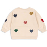 Konges Sløjd Multi Heart Lou Terry Sweat Shirt Ocs