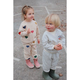 Konges Sløjd Multi Heart Lou Terry Sweat Pants Ocs