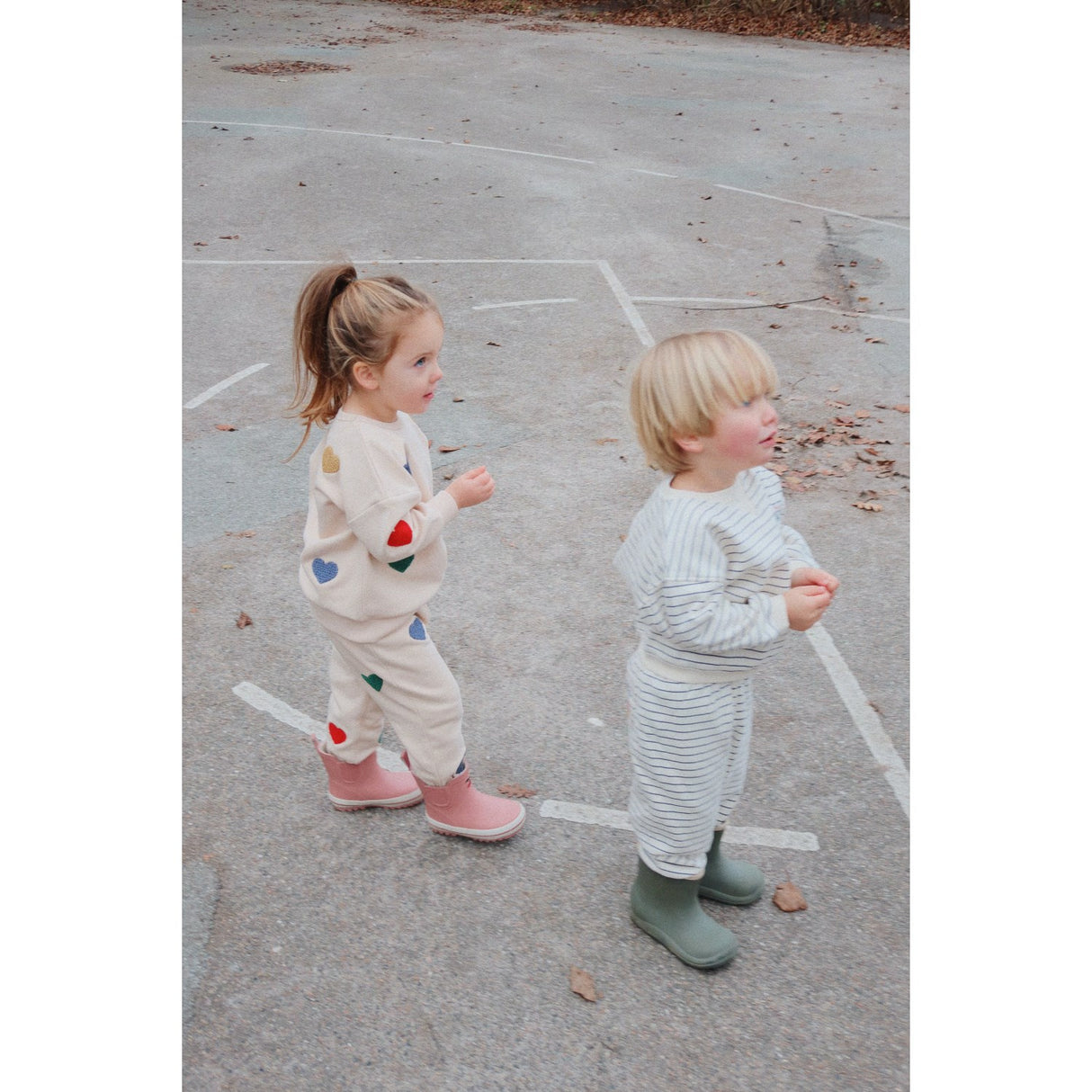 Konges Sløjd Multi Heart Lou Terry Sweat Pants Ocs