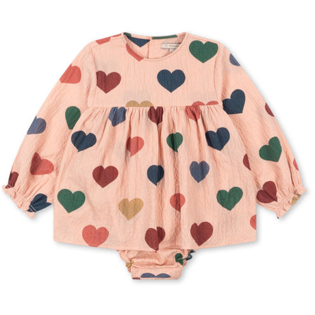 Konges Sløjd Coeur Rose Coloré Elin Romper GOTS