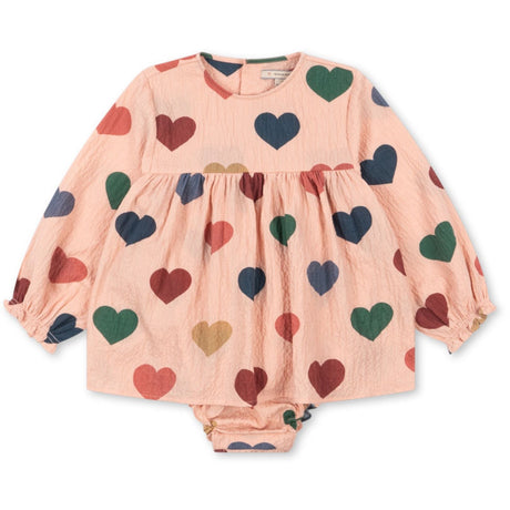 Konges Sløjd Coeur Rose Coloré Elin Romper GOTS