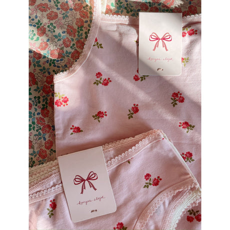 Konges Sløjd Bella Rosita/Rosa Pink Basic 2 Pack Girl Hipster GOTS