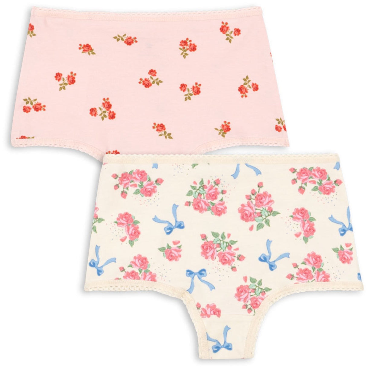 Konges Sløjd Bella Rosita/Rosa Pink Basic 2 Pack Girl Hipster GOTS