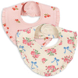 Konges Sløjd Bella Rosita/Rosa Pink Basic 2 Pack Frill Bib