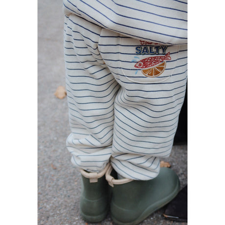 Konges Sløjd Captains Blue/Antique White Amio Sweat Pants Ocs