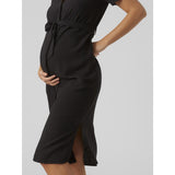 Vero Moda Maternity Black Vica Shirt Dress Noos