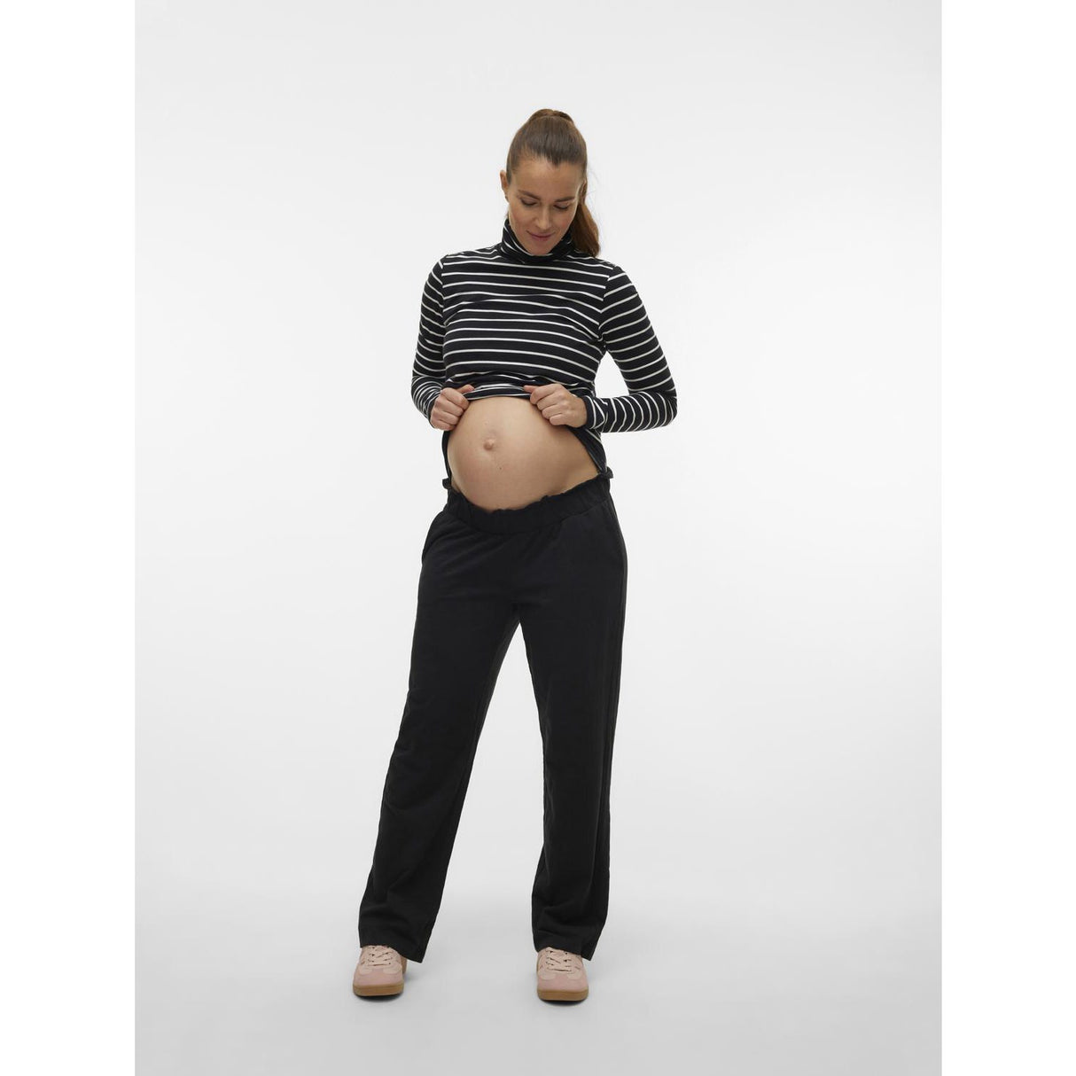 Mama;licious Black Mlivy Jrs Pants Noos