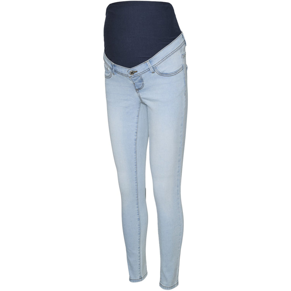 Vero Moda Maternity Light Blue Denim Vmmtanya S Piping Jeans Vi352 Ga Noos "34