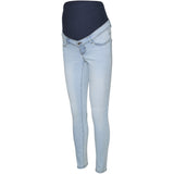 Vero Moda Maternity Light Blue Denim Vmmtanya S Piping Jeans Vi352 Ga Noos "34