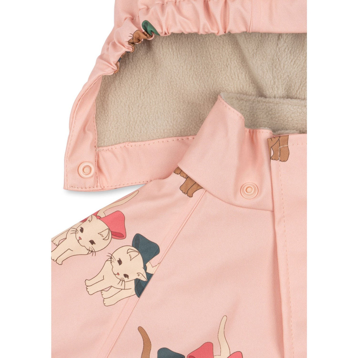 Konges Sløjd Bow Kitty Pink Rainy Palme Set Girl