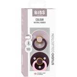 Bibs Dusky Lilac Pacifier Studio Colour 2-Pack Fusion Latex Plum Mix