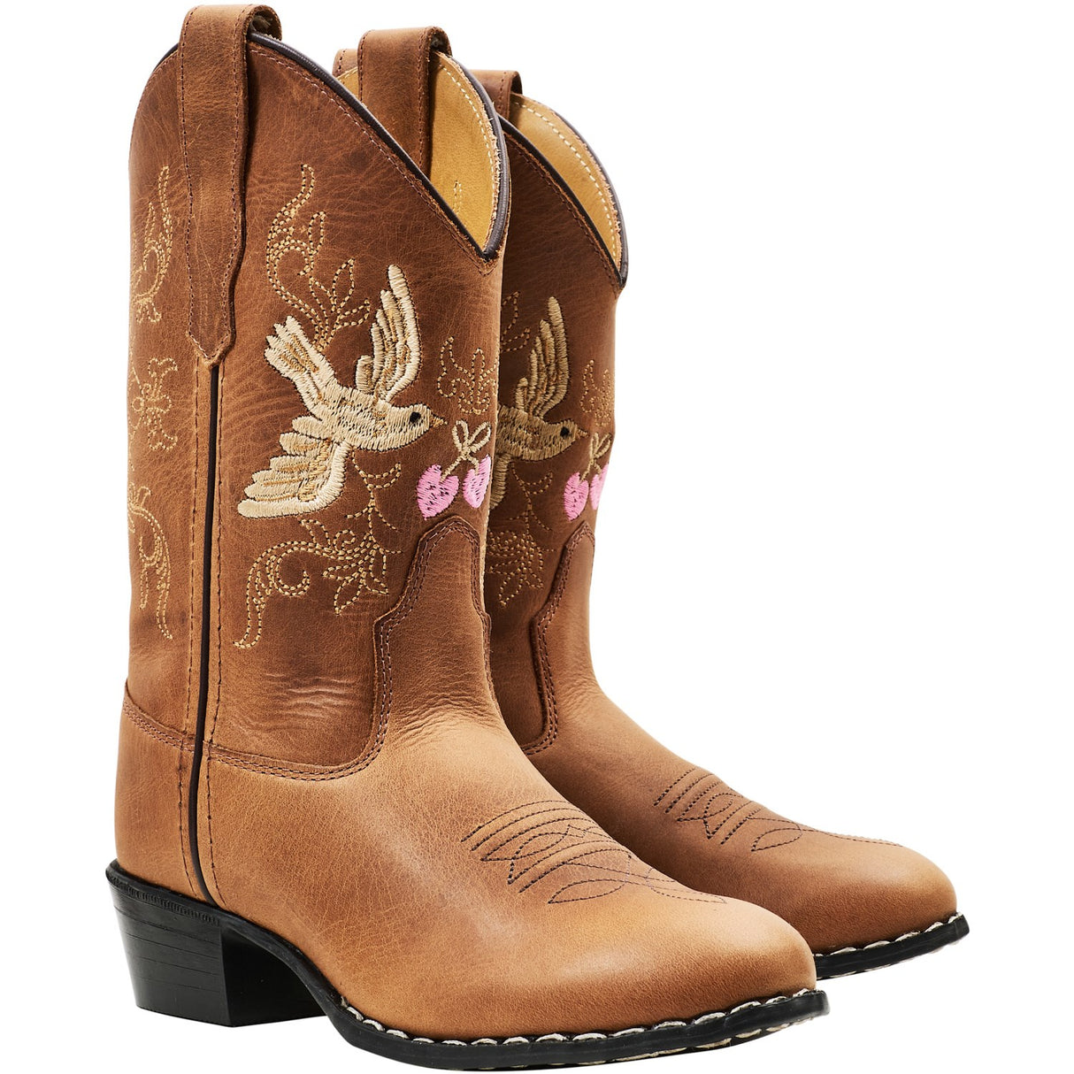 COPENHAGEN COLORS Cognac Dove Limited Cowboy Boots