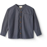 COPENHAGEN COLORS Brown/Blue Check Comb. Check Shirt W. Placket