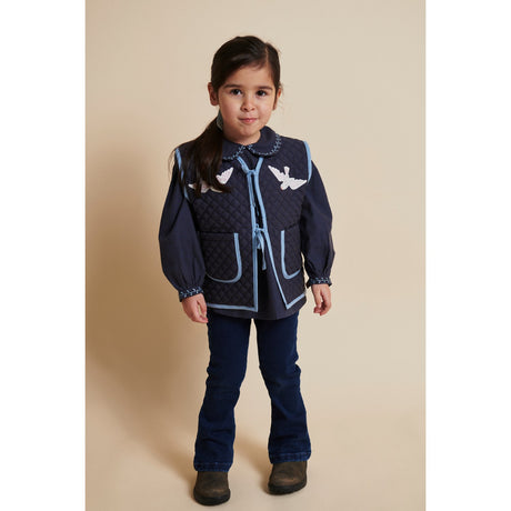 COPENHAGEN COLORS Dark Indigo Blue Washed Jeggings W. Flare- Super Stretch