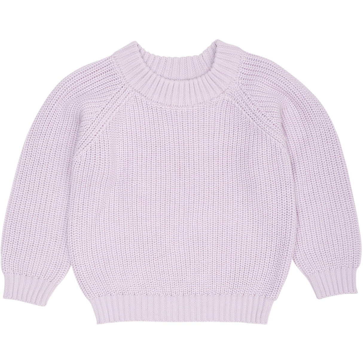 COPENHAGEN COLORS Lavender Knitted Classic Rib Blouse