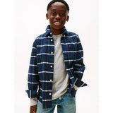 Tommy Hilfiger Black Check Window Pane Check Shirt Ls