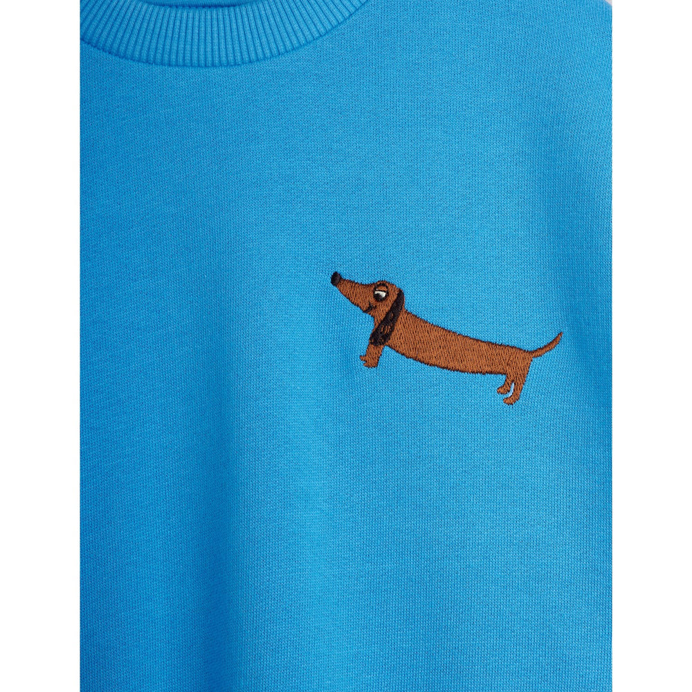 Mini Rodini Blue Dog Emb Sweatshirt