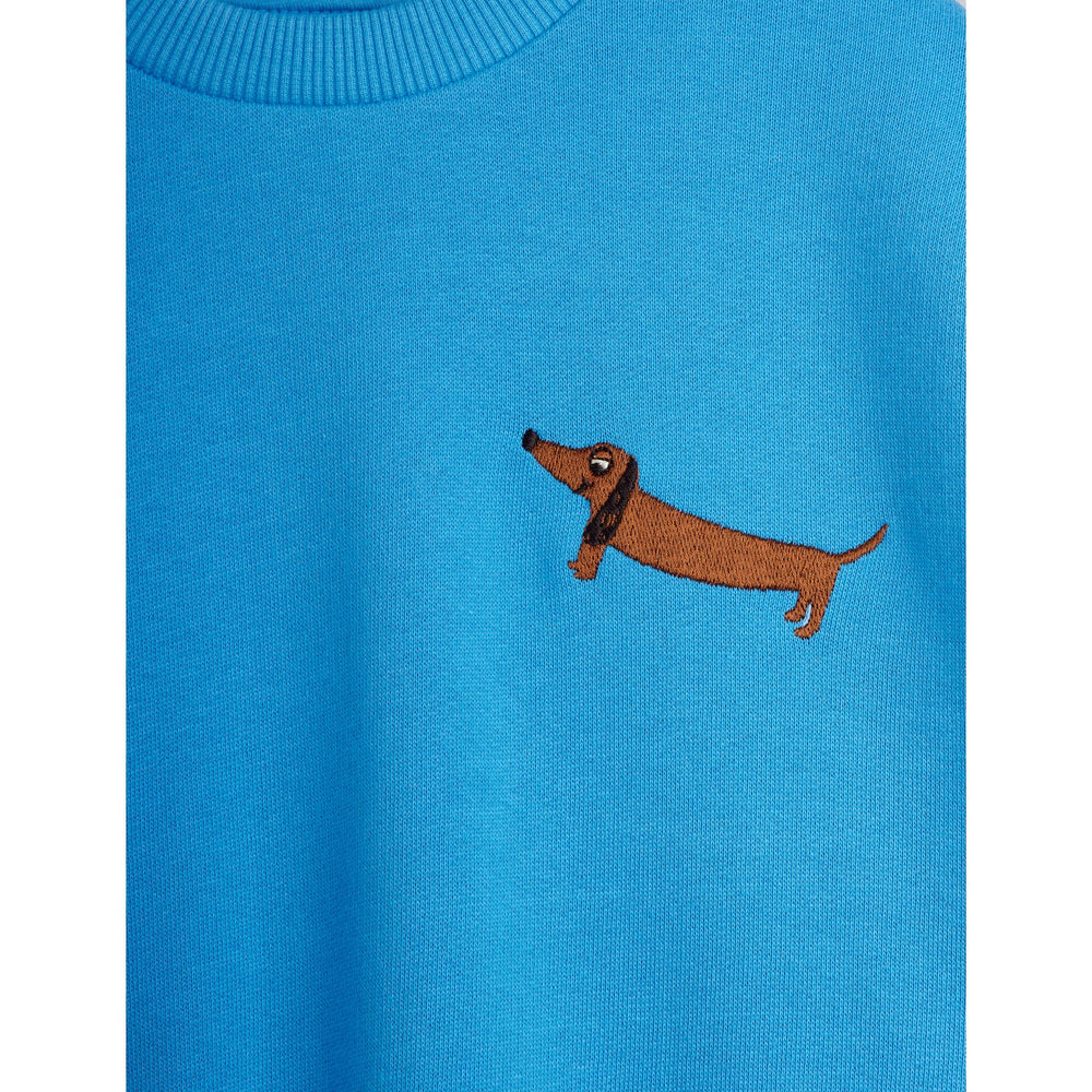 Mini Rodini Blue Dog Emb Sweatshirt