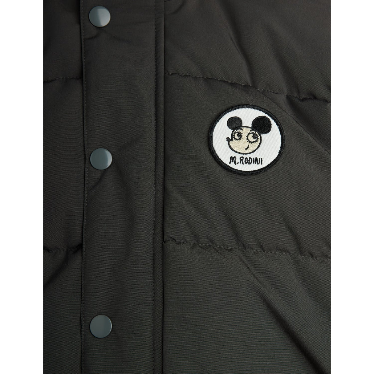 Mini Rodini Black Ritzratz Patch Puffer