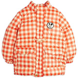Mini Rodini Red Ritzratz Patch Gingham AOP Heavy Puffer