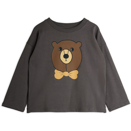 Mini Rodini Grey Bear Sp Ls Top