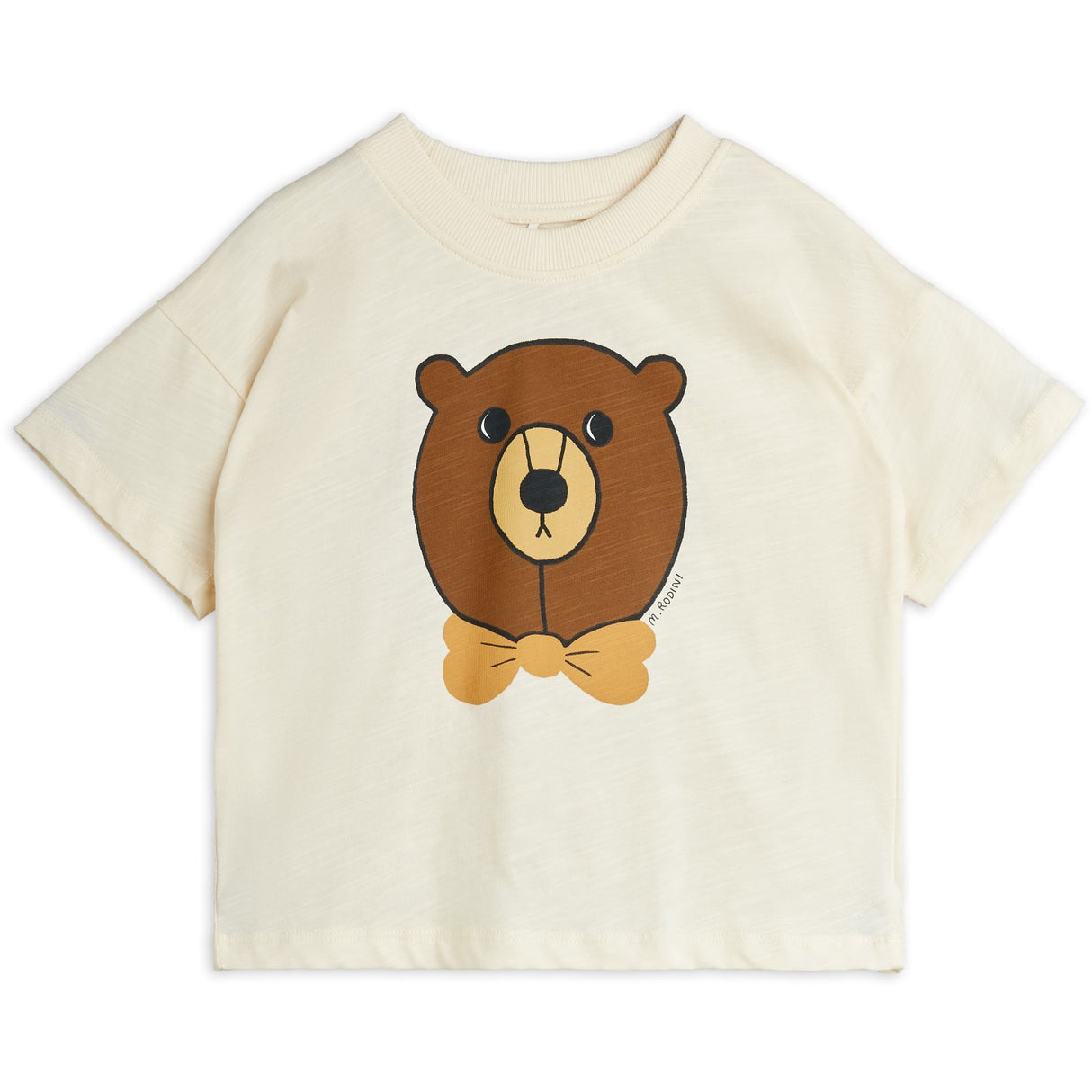 Mini Rodini Offwhite Bear Sp Ss Tee