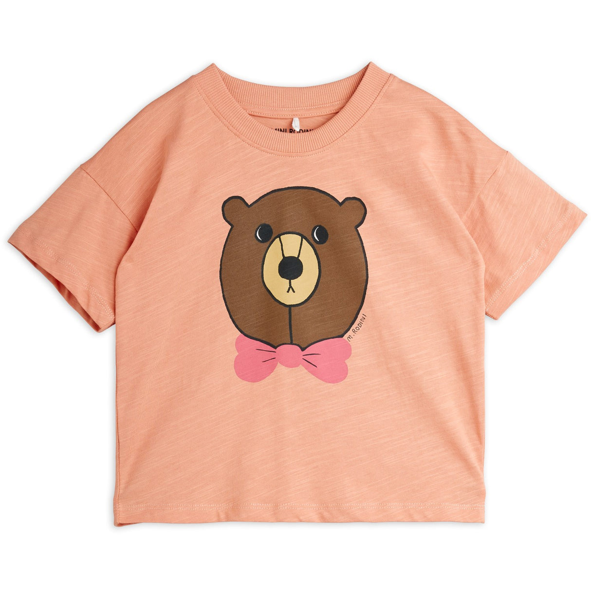 Mini Rodini Pink Bear Sp Ss Tee