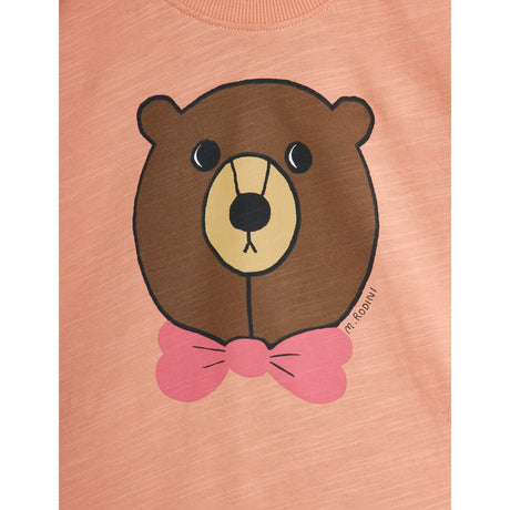 Mini Rodini Pink Bear Sp Ss Tee
