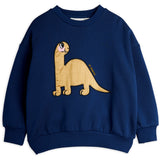 Mini Rodini Blue Dino Application Sweatshirt