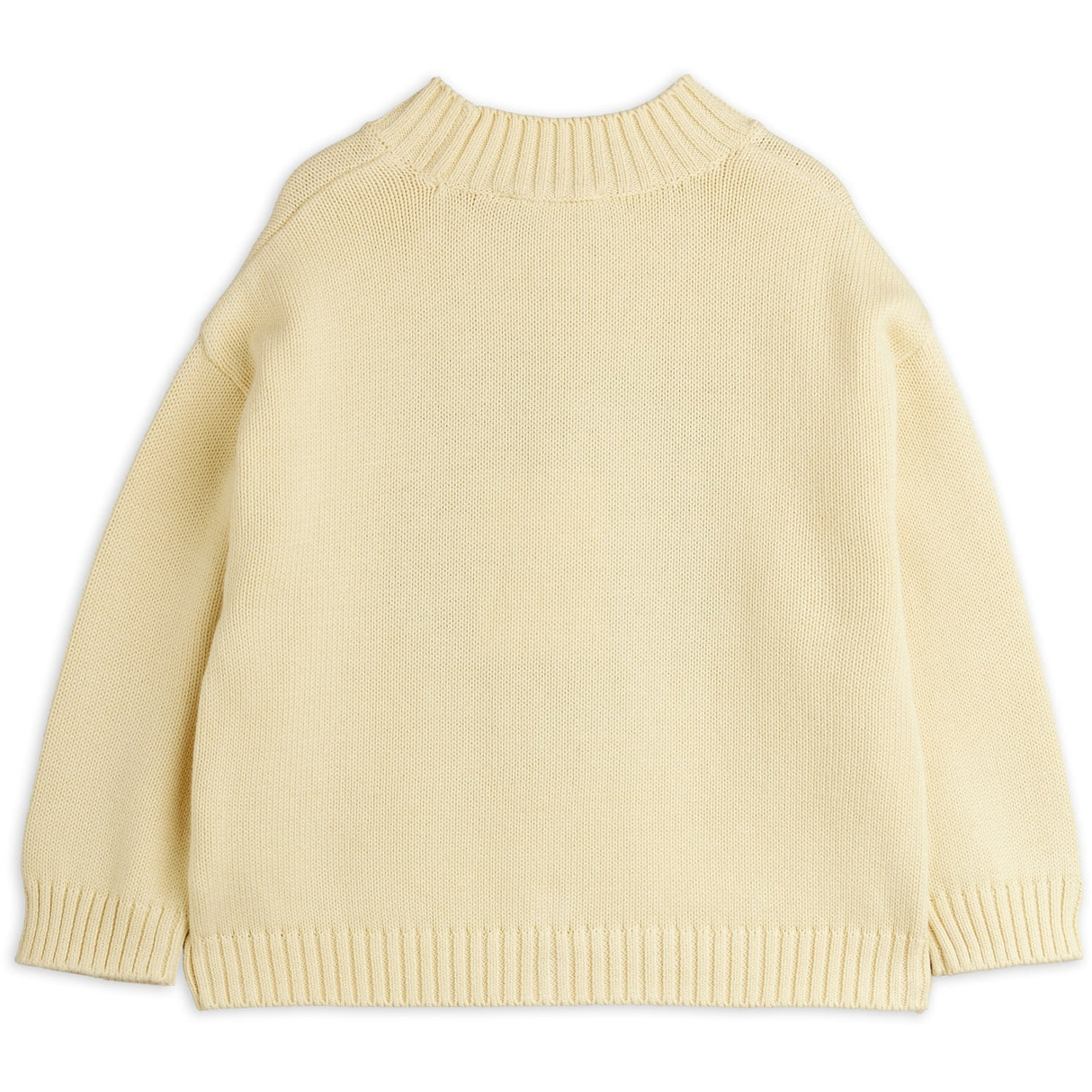 Mini Rodini Off-white Bear Intarsia Knit Sweater