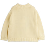 Mini Rodini Off-white Bear Intarsia Knit Sweater