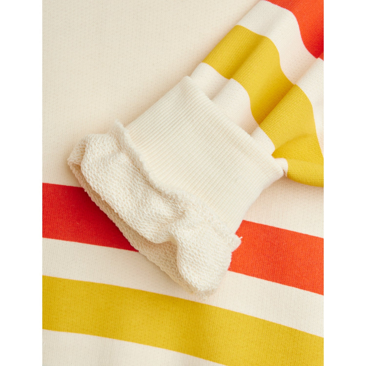 Mini Rodini Off-white Bear Stripe Sweatshirt