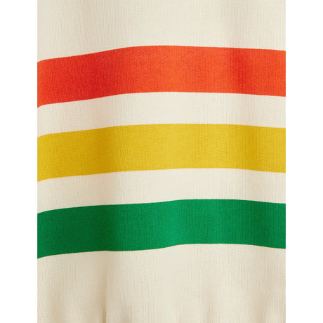 Mini Rodini Off-white Bear Stripe Sweatpants