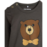 Mini Rodini Grey Bear Sp Ls Body