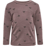Hummel Twilight Mauve Mini Wool T-Shirt L/S
