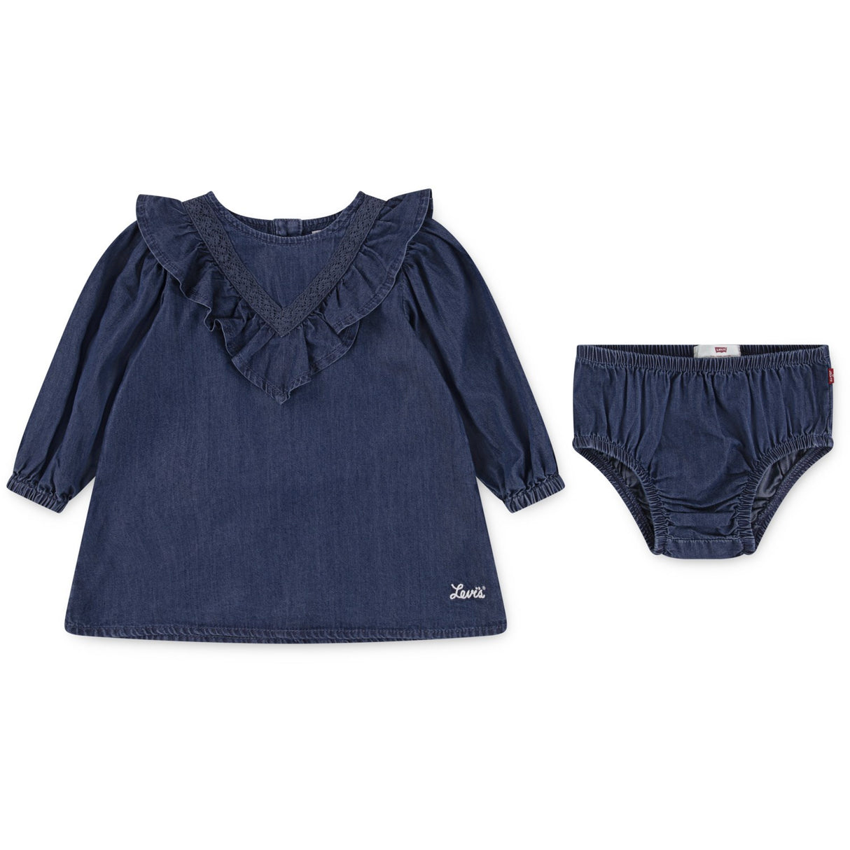 Levi's Dark Wave Wild West Ruffle Dress