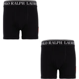 Polo Ralph Lauren Polo Black Cotton Stretch 2-Pack Boxer