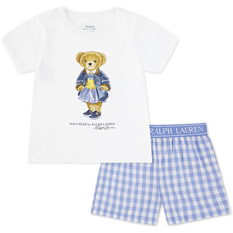 Polo Ralph Lauren Harbor Island Blue Bear S/S & Woven Ctn Short