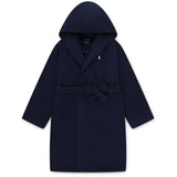 Polo Ralph Lauren Refined Navy Hooded Plush Terry Bathrob