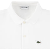 LACOSTE Blanc Non-Organic Petit Pique Polo