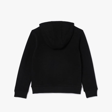 LACOSTE Noir Core Fleece Full Zip Hoodie