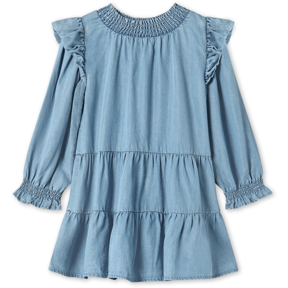 Fliink Light Denim Blue Hurlum Ls Dress