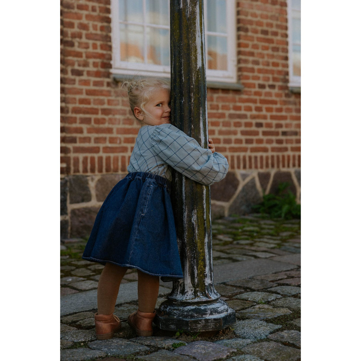 Fliink Dark Denim Blue Don Denim Skirt
