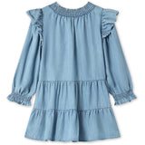 Fliink Light Denim Blue Hurlum Ls Dress