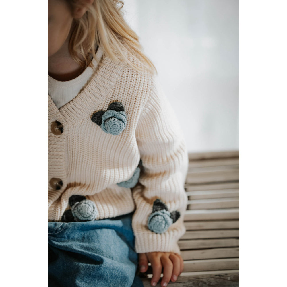 Fliink Sandshell Cool Flower Cardigan