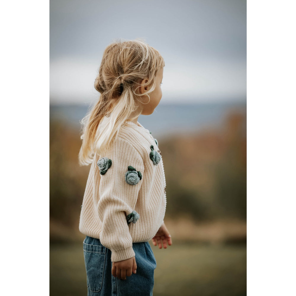 Fliink Sandshell Cool Flower Cardigan