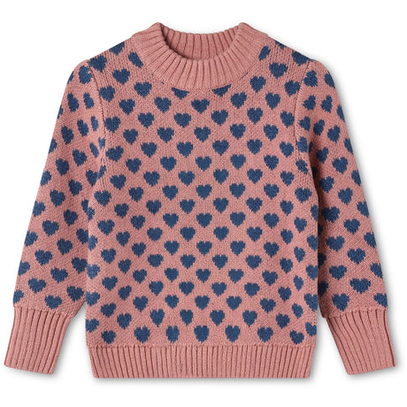 Fliink Ash Rose Janie Heart Pullover