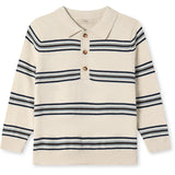 Fliink Sandshell Stripe Benny Ls Polo