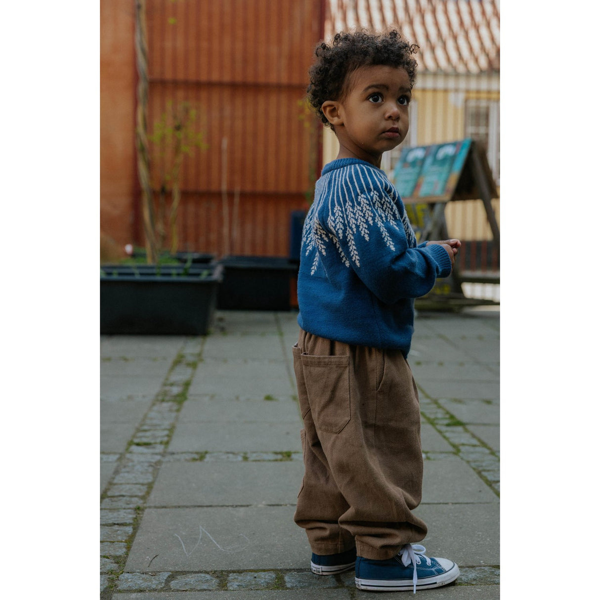 Fliink Insignia Blue Alon Leaf Pullover