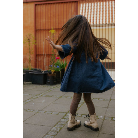 Fliink Dark Denim Blue Don Denim Ss Dress